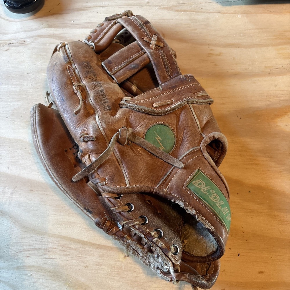 Dudley‎ D-1000 Pro Model Baseball Softball Leather Glove Left Hand Throw
